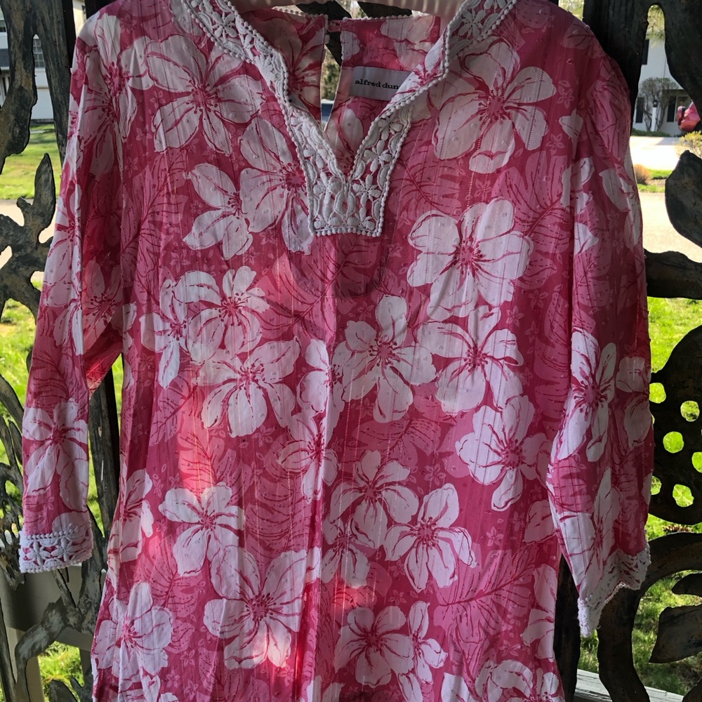 Pink floral top